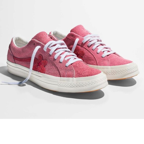 Converse One Star Ox Tyler the Creator Golf Le Fleur Pink Suede Sneakers SZ 10 - Picture 3 of 8